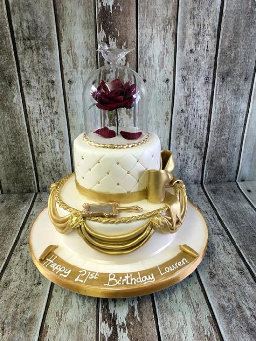 beauty and the beast disney cake pretty cake dome cake  dublin ireland