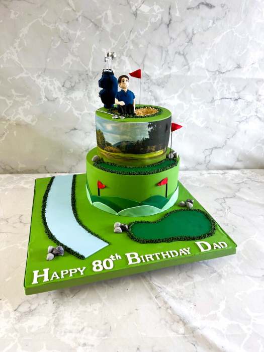 Golf Birthday cake