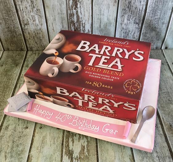 barrys tea birthday cake