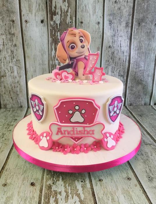 paw patrol birthday cake