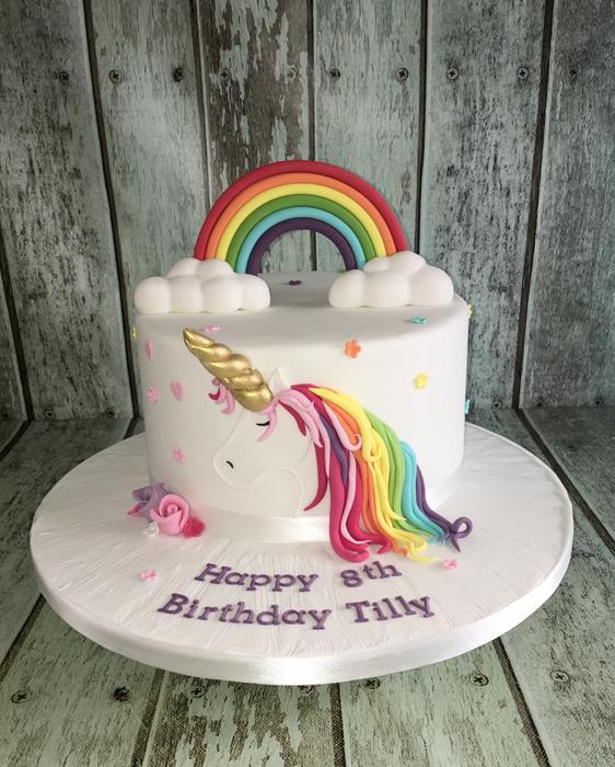 unicorn birthday cake