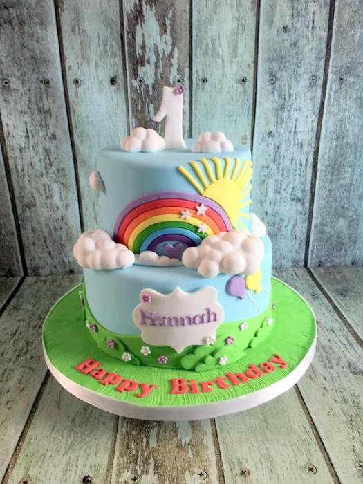 sunshine birthday cake