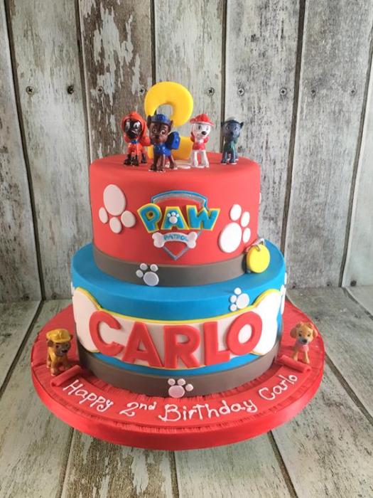 paw patrol birthday cake