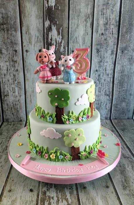silvian family cake childrend birthday cake tv programme toys cut cake dublin ireland