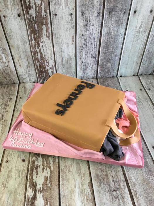 pennys shoping bag cake shopping cheap clothing great value dublin ireland