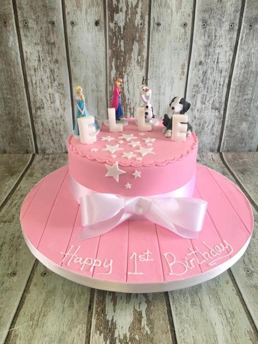 frozen birthday cake pink cake girl cake dublin irelan