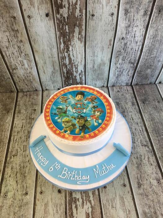 paw patrol birthday cake