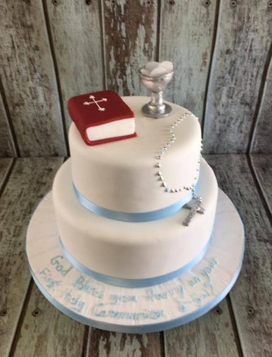 Communion cake for Harry