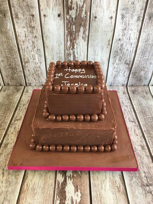 Communion cake for Jessica