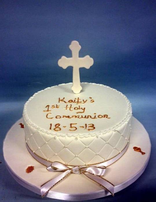 Communion confirmation cake