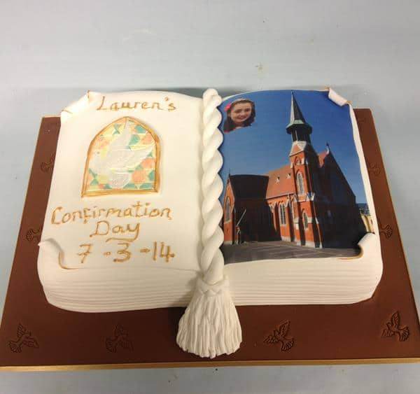 Communion confirmation cake