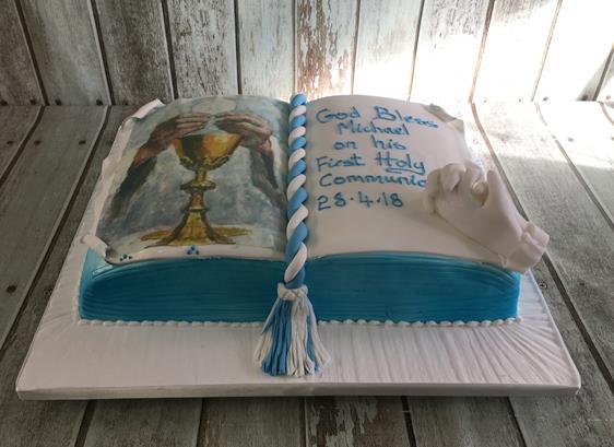 Communion confirmation cake Dublin Ireland