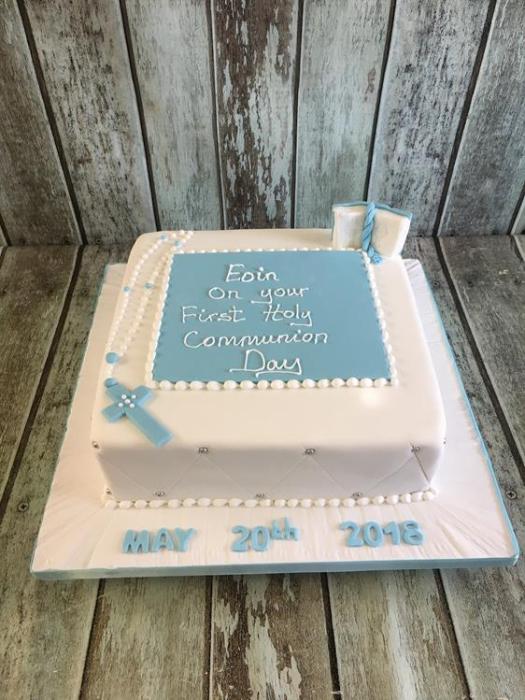 Communion confirmation cake Dublin Ireland