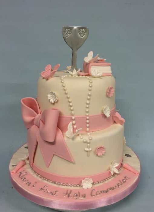 Communion confirmation cake
