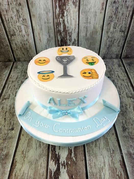 communion cake for Alex