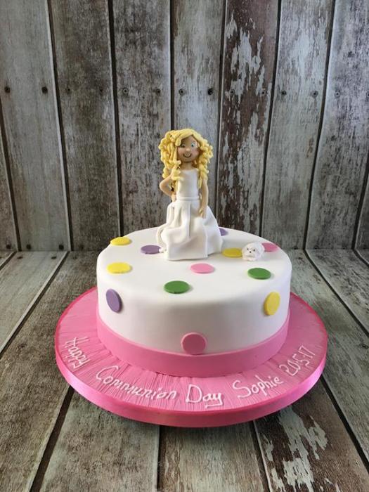 communion cake for Sophie