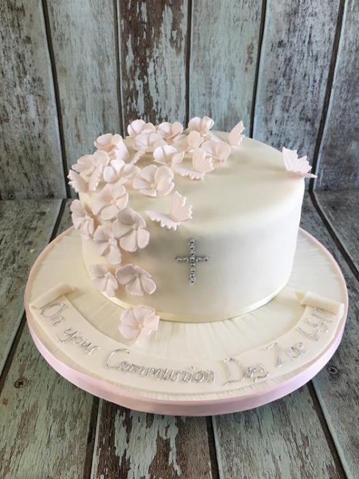communion cake for Zoe