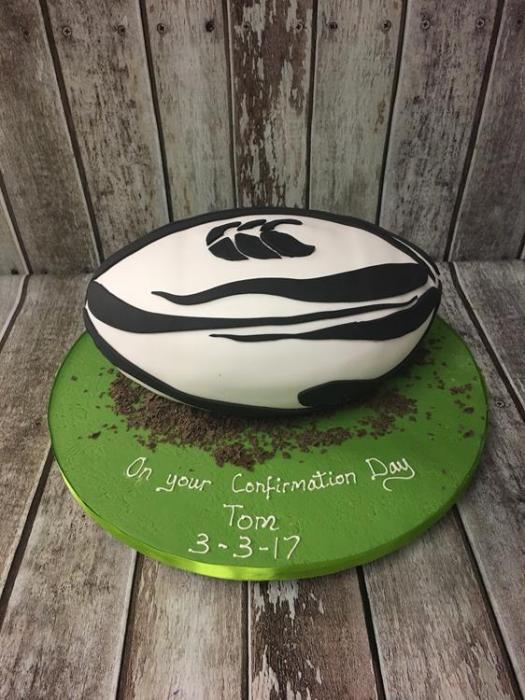 confirmation cake for Tom