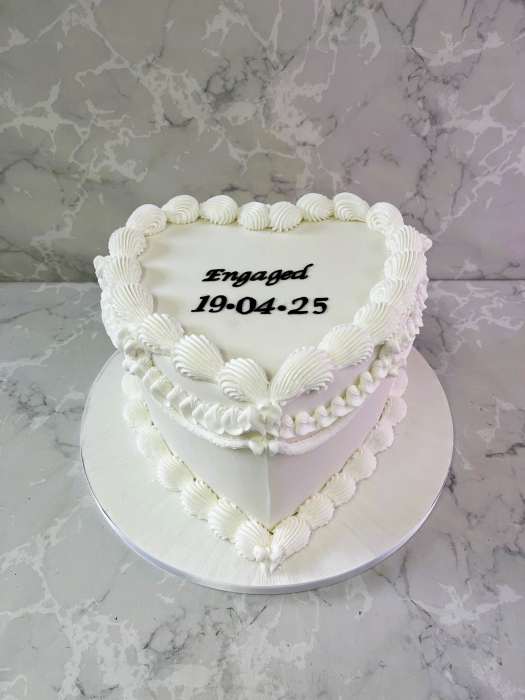 Sweetheart Engagement cake
