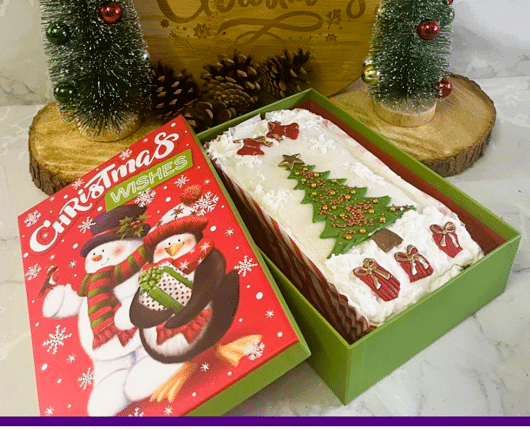 C  Christmas Cake  , Retro Tipsy caked soaked in a Rum Syrup