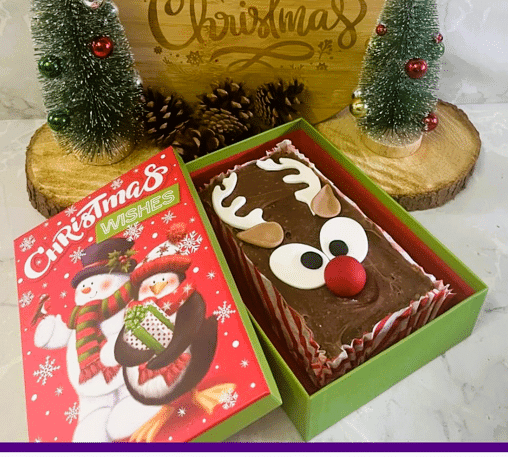 Christmas Cake  , Retro Tipsy caked soaked in a Rum Syrup