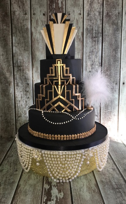 Art-deco-wedding-cake