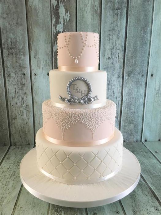 silver sequin ruffles and diamond applique royal icing vintage beautiful ornate specular hand crafted hand painted original design  wedding cake Dublin Ireland bray chocolate red velvet lemon drizzle