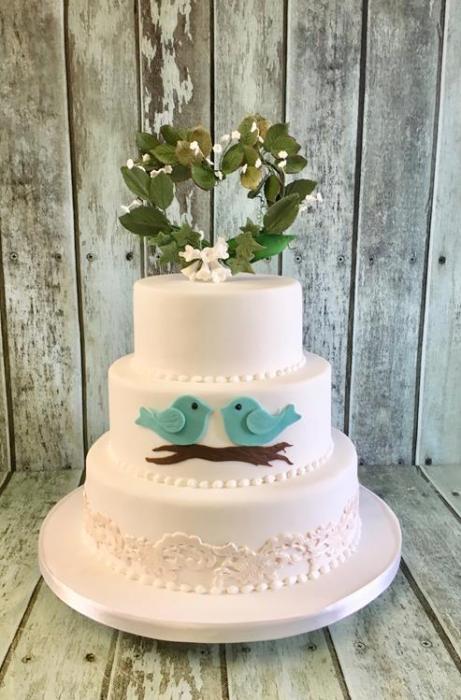 Teal love birds