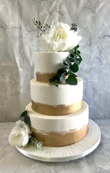 hand-painted-gold-bands-and-silk-flowers-