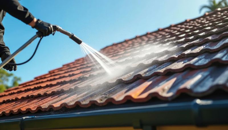 heated roof cleaning