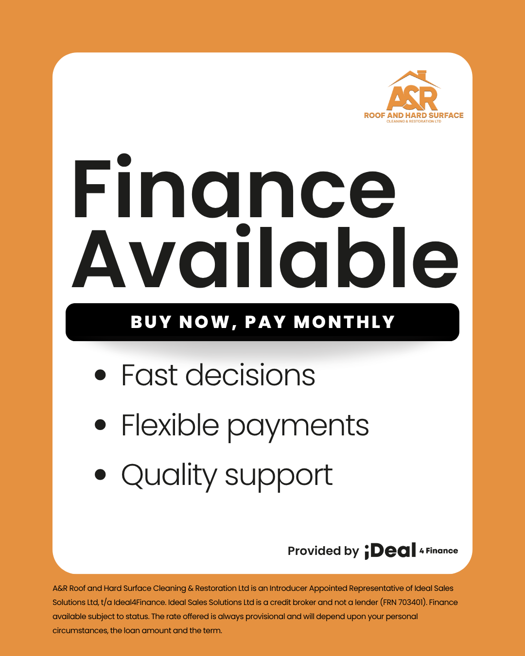 Finance avalible