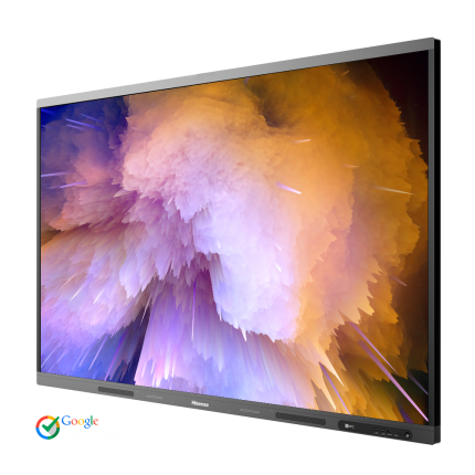 Écran interactif 65 pouces Hisense 65MR6DE-E, idéal pour l'éducation, disponible au meilleur prix au Maroc.