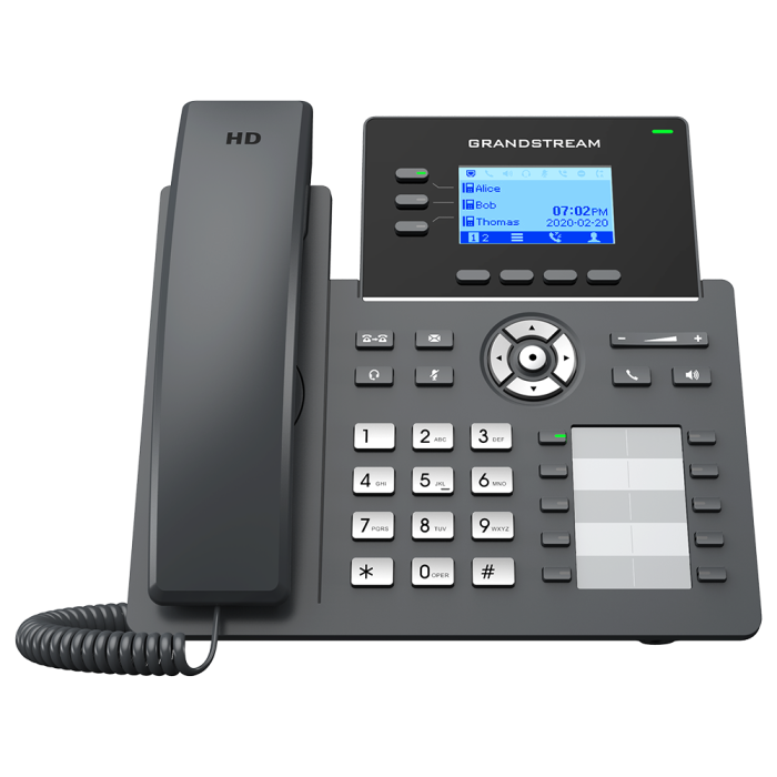 Grandstream GRP2604P – Téléphone IP 3 lignes avec PoE et audio HD