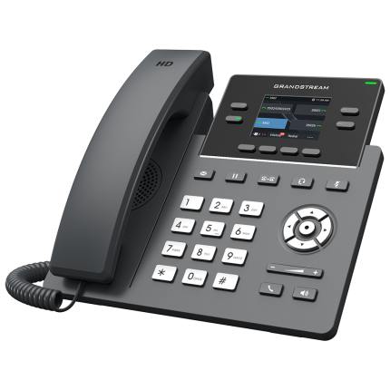 Grandstream GRP2612P – Téléphone IP avec audio HD et bouclier antibruit