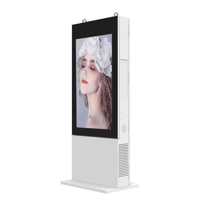 Totem d'affichage dynamique 4K personnalisé pour hôtels et centres commerciaux