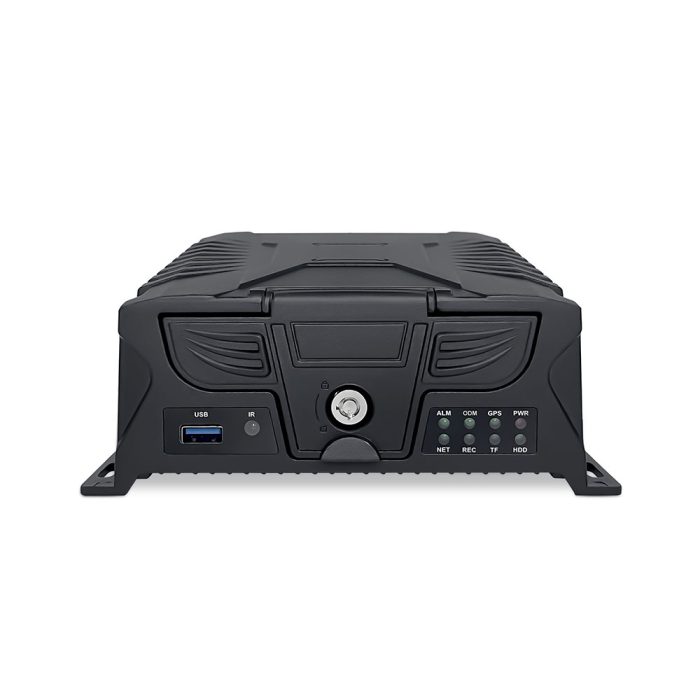 MDVR ST-K6204 - Enregistreur vidéo mobile 4CH avec connectivité 4G et WiFi pour surveillance des véhicules de transport scolaire et commerciaux.