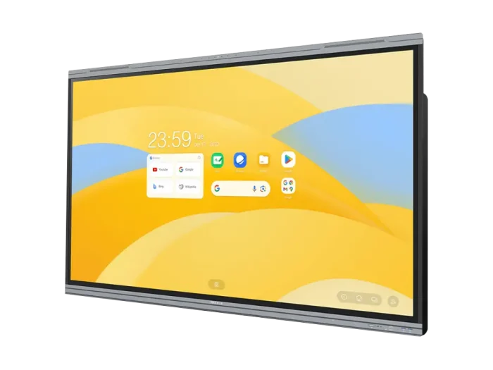 Écran interactif MAXHUB U6530 65 pouces avec résolution 4K, idéal pour les réunions collaboratives et l'enseignement. Fonction tactile fluide et connectivité sans fil